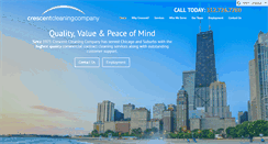 Desktop Screenshot of crescentcleaning.com